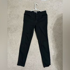 Madewell high rise skinny jeans